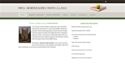 Desktop Screenshot of hendersonmath.com