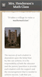 Mobile Screenshot of hendersonmath.com