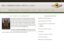 Tablet Screenshot of hendersonmath.com